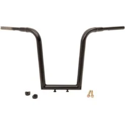 LA Choppers 1 1/2" Tree Hugger Ape Hanger Handlebar -Kriega shop 1 1 2 tree hugger ape hanger handlebar black la 7370 16b