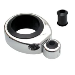 Motion Pro Cable Clamps 1 1/4"-1 1/2" Single Chrome - 11-0041