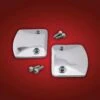 Show Chrome Cam Covers - Smooth - 2-286 -Kriega shop 2 286 1 Cam End Cover Set