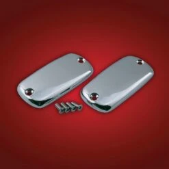 Show Chrome Master Cylinder Top Covers - 2-288