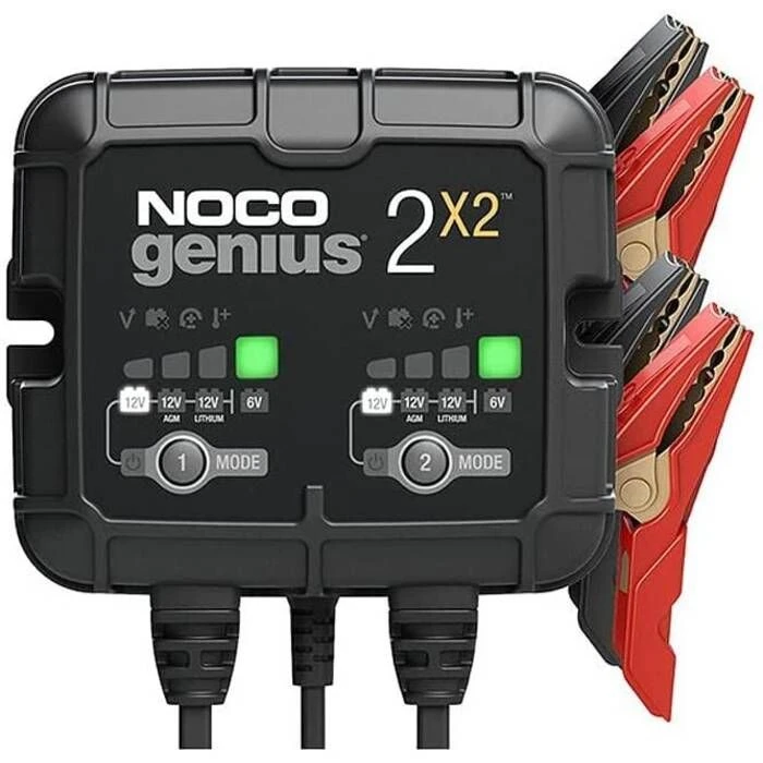 NOCO Genius 2-Bank Battery Charger - GENIUS2X2 3 NOCO Genius 2-Bank Battery Charger - GENIUS2X2