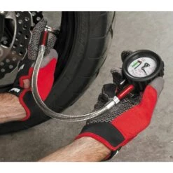 BikeMaster 2-in-1 Tire Gauge - 151792 -Kriega shop 2 in 1 tire gauge 151792 2