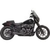 Bassani 2:1 Short Exhaust - Black - 1S73B -Kriega shop 21 short exhaust black 1s73b