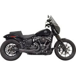 Bassani 2:1 Short Exhaust - Black - 1S73B