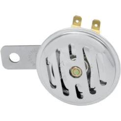 Drag Specialties Chrome Mini Horn - 2 1/2" Slotted - 2107-0045