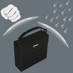 Wera 2Go 2 Tool Container - 05004351001 -Kriega shop 2go 2 tool container 05004351001 4