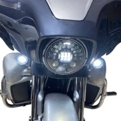 Custom Dynamics 7" ProBeam Adaptive 2 LED Head Lamp - Chrome - PB-7A-IND-C 5 Custom Dynamics 7" ProBeam Adaptive 2 LED Head Lamp - Chrome - PB-7A-IND-C -Kriega shop 7 probeam adaptive 2 led head lamp chrome pb 7a ind c 1