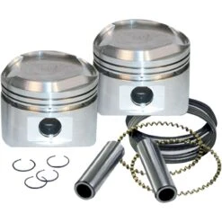 S&S Cycle Forged Piston Kit For 89ci. Stroker Kit - Standard Bore 3 1/2" - 92-2046