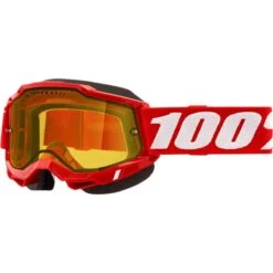 100 Percent Accuri 2 Snow Goggles -Kriega shop accuri 2 snow goggles red yellow 50223 608 03