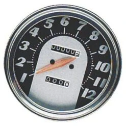 Bikers Choice 5" FL Type Speedometer - 2:1 Ratio Front Wheel Drive