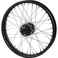 Drag Specialties Laced Wheel - Front - Black - 21 X 2" - 0203-0670 | Harley Davidson FXDWG Dyna Wide Glide 1999