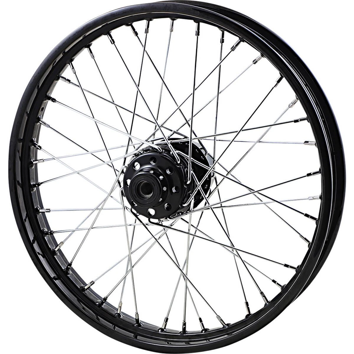 Drag Specialties Laced Wheel - Front - Black - 21 X 2" - 0203-0670 | Harley Davidson FXDWG Dyna Wide Glide 1999 3 Drag Specialties Laced Wheel - Front - Black - 21 X 2" - 0203-0670 | Harley Davidson FXDWG Dyna Wide Glide 1999