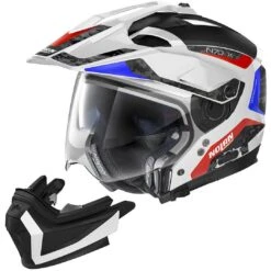 Nolan N70-2 X Torpedo Helmet 17 Nolan N70-2 X Torpedo Helmet -Kriega shop n70 2 x torpedo helmet metal white blue red n7x5275470455 1