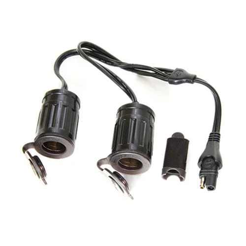 TecMate Optimate Y-Splitter SAE In To 2 X Auto Socket - O-26 3 TecMate Optimate Y-Splitter SAE In To 2 X Auto Socket - O-26