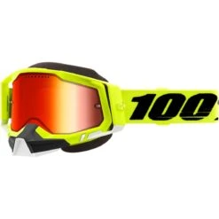 100 Percent Racecraft 2 Snow Goggles -Kriega shop racecraft 2 snow goggles hi viz yellow mirror red 50122 651 04
