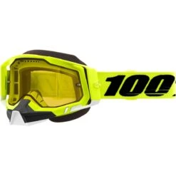 100 Percent Racecraft 2 Snow Goggles -Kriega shop racecraft 2 snow goggles hi viz yellow yellow 50122 608 04