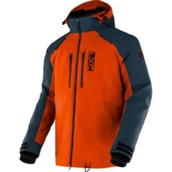FXR Ridge 2-in-1 Insulated Jacket -Kriega shop ridge 2 in 1 jacket burnt orange dark steel 220045 3403 07