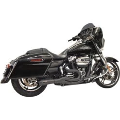 Bassani Road Rage II 2-Into-1 Mid-Length Exhaust System - Black - 1F72B