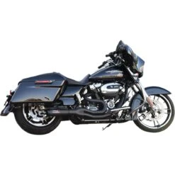 Bassani Road Rage II 2-Into-1 With Hot Rod Turnout Exhaust System - Black - 1F68B