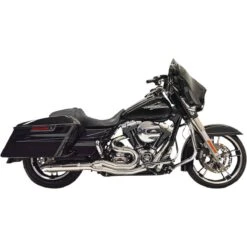 Bassani Road Rage II 2-Into-1 With Hot Rod Turnout Exhaust System - Chrome - 1F68C