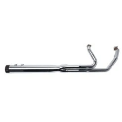 S&S Cycle Sidewinder 2-into-1 Exhaust System Chrome / Chrome / Black - 550-0728 -Kriega shop sidewinder 2 1 exhaust system 550 0728 1