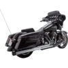 S&S Cycle Sidewinder 2-into-1 Exhaust System Chrome / Chrome / Black - 550-0758 -Kriega shop sidewinder 2 1 exhaust system 550 0758