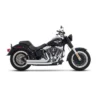 Rinehart Racing 2-Into-2 Flush Exhaust System 2 Rinehart Racing 2-Into-2 Flush Exhaust System -Kriega shop softail 2 into 2 flush exhaust system chrome with black end caps 300 0100