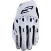 Five Stunt EVO 2 Leather Vented Gloves -Kriega shop stunt evo 2 leather vented gloves white s