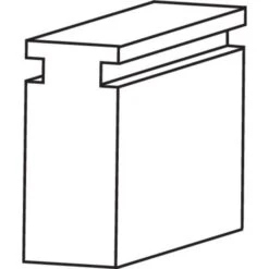 Kriega shop -Kriega shop tunnel protector 1in h x 1 2in w x 50in l 04a 5000 1 00 01 1