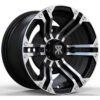Traxion X-3 Wheel 14X7 - 5+2 - 4/156 - Machined/Black - 14XM356 -Kriega shop x 3 wheel 12 x 7 43 4 110 machined black 12xm310 1