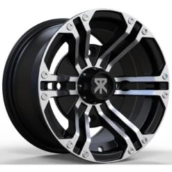 Traxion X-3 Wheel 14X7 - 5+2 - 4/156 - Machined/Black - 14XM356
