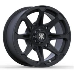 Traxion X-6 Wheel 14X7 - 5+2 - 4/156 - Black - 14XB656 -Kriega shop x 6 wheel 12 x 7 43 4 110 black 12xb610 1 3