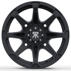 Traxion X-6 Wheel 14X7 - 5+2 - 4/110 - Black - 14XB610